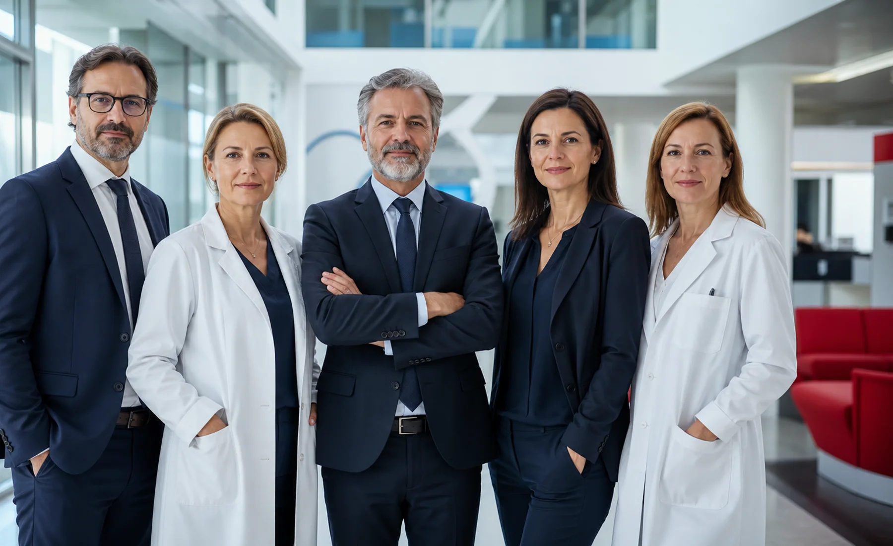 Zespół medyczny współpracujący przy badaniach klinicznych